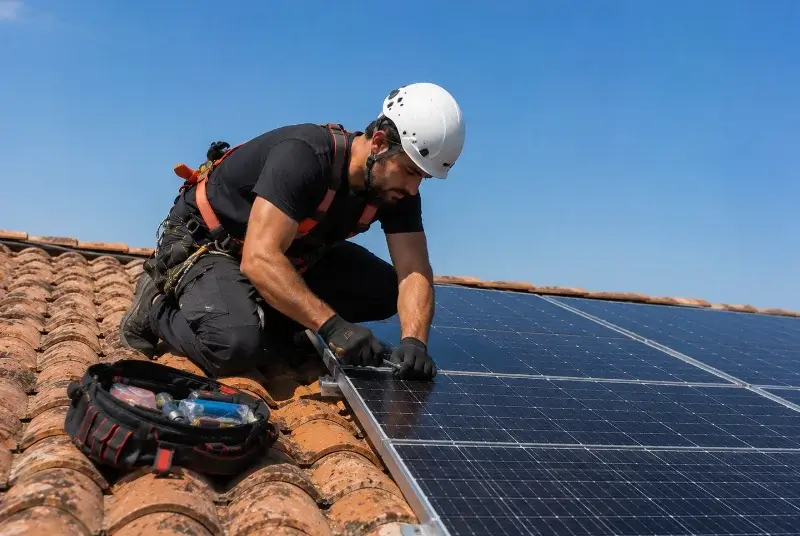 Maintenance et monitoring de panneaux solaires à la Magdelaine-sur-Tarn