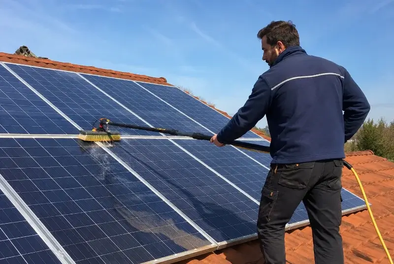 Nettoyage et entretien de panneaux solaires à la Magdelaine-sur-Tarn